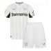 Camisa de Futebol Bayer Leverkusen Jonathan Tah #4 Equipamento Secundário Infantil 2024-25 Manga Curta (+ Calças curtas)